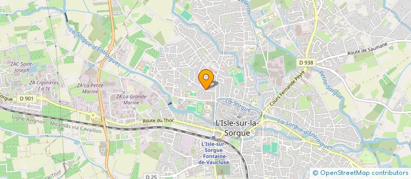 localisation de l'entreprise MADAME ANNE TERRISSE à L'ISLE-SUR-LA-SORGUE