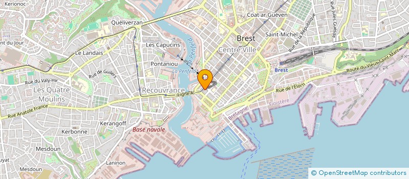 localisation de l'entreprise MADAME ANNE TESSON à BREST