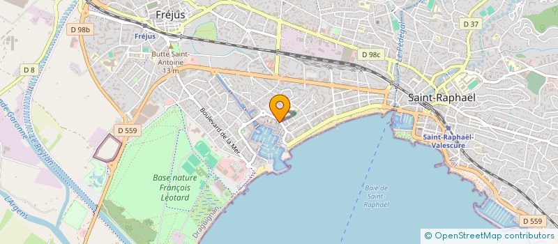 localisation de l'entreprise MADAME ANNE TETAZ à FREJUS
