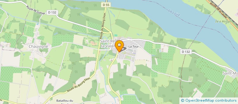 localisation de l'entreprise MADAME ANNE TEXEREAU  BRISSAC LOIRE AUBANCE