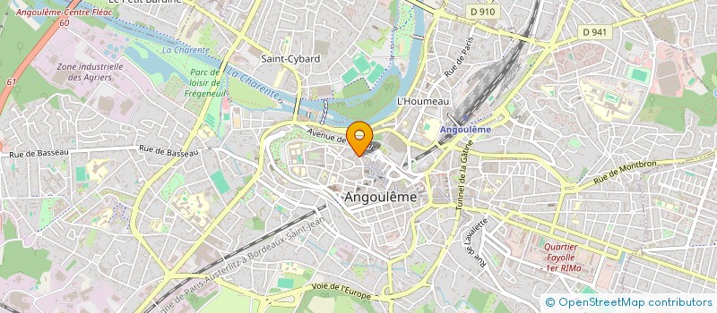 localisation de l'entreprise MADAME ANNE TEXIER à ANGOULEME