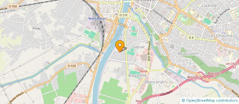 localisation de l'entreprise MADAME ANNE THEBAULT  MONTAUBAN