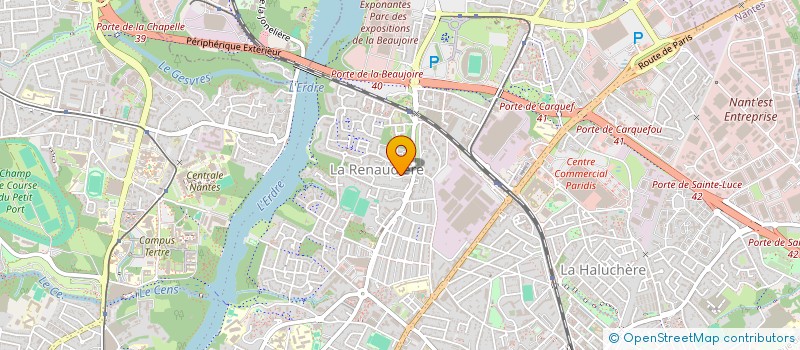 localisation de l'entreprise MADAME ANNE THEBAULT  NANTES