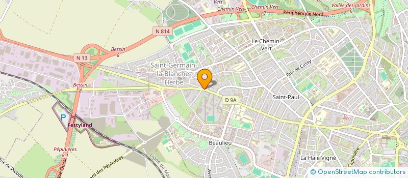 localisation de l'entreprise MADAME ANNE THEFFO  HEROUVILLE-SAINT-CLAIR