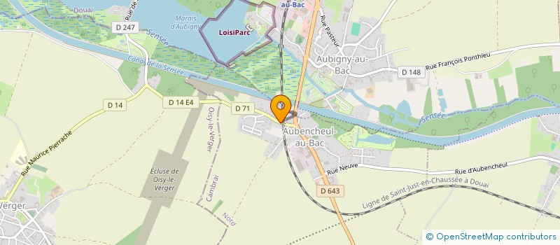 localisation de l'entreprise MADAME ANNE-THERESE AUBERMANN  AUBENCHEUL-AU-BAC