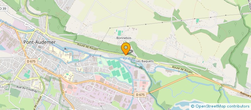 localisation de l'entreprise MADAME ANNE-THERESE FIOU  PONT-AUDEMER