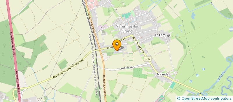 localisation de l'entreprise MADAME ANNE-THERESE PLATHEY  VARENNES-LE-GRAND