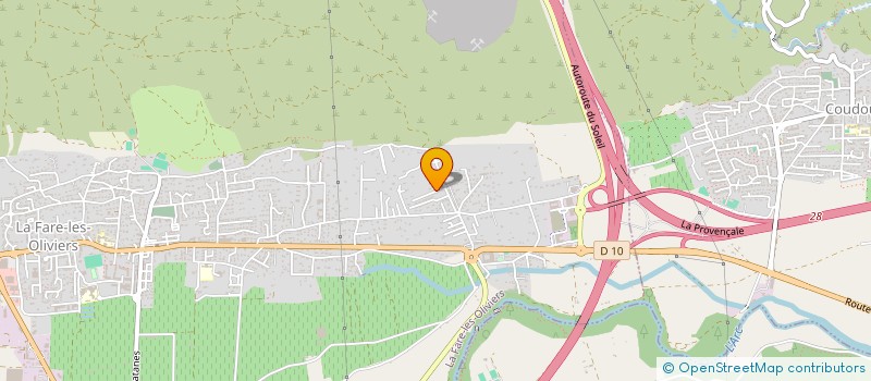 localisation de l'entreprise MADAME ANNE THEVENIEAU  LA FARE-LES-OLIVIERS