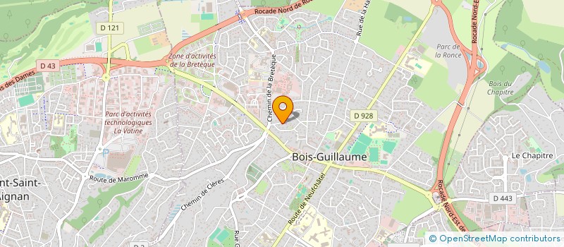 localisation de l'entreprise MADAME ANNE THEVENIN à BOIS-GUILLAUME