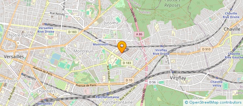 localisation de l'entreprise MADAME ANNE THIBIERGE à VERSAILLES
