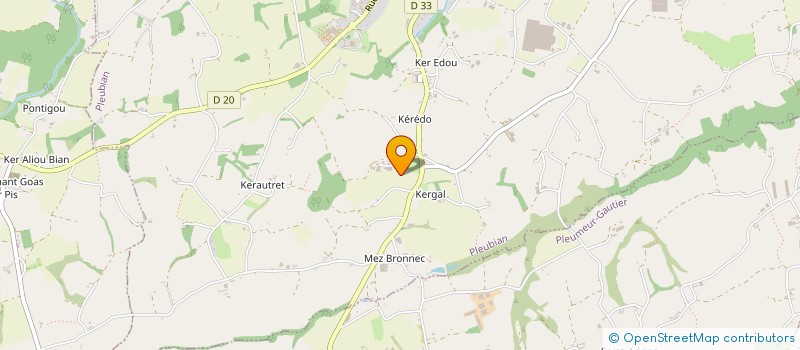 localisation de l'entreprise MADAME ANNE THOMAS  PLEUBIAN