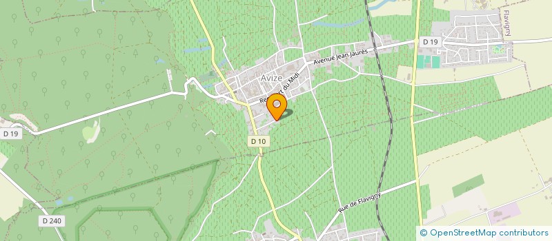 localisation de l'entreprise MADAME ANNE THOMAS  AVIZE