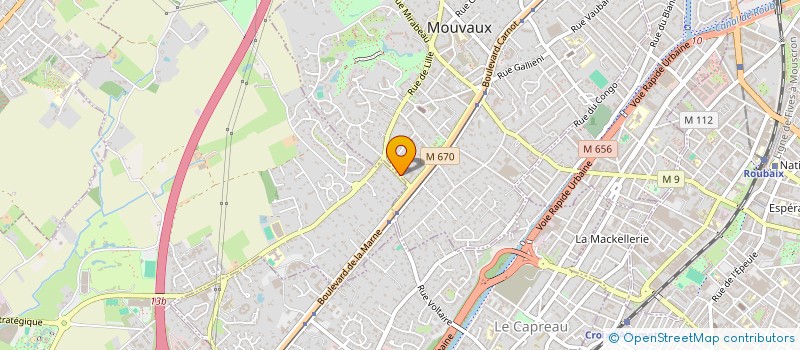 localisation de l'entreprise MADAME ANNE THOMAS  MOUVAUX