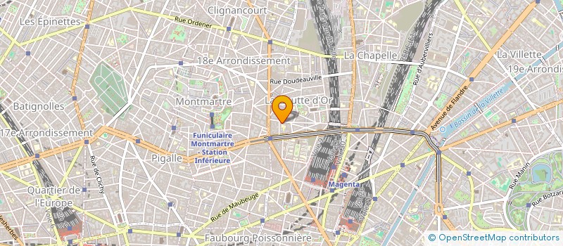 localisation de l'entreprise MADAME ANNE THOMSON  PARIS