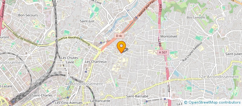 localisation de l'entreprise MADAME ANNE TISSOT à MARSEILLE