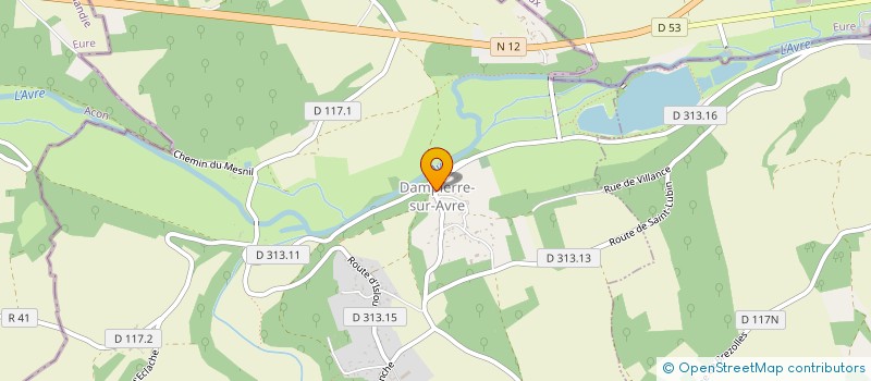 localisation de l'entreprise MADAME ANNE TOIS à DAMPIERRE-SUR-AVRE