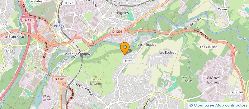 localisation de l'entreprise MADAME ANNE TOMAS-BOUIL-BROTO à ANNECY