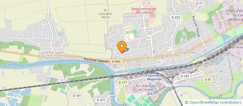 localisation de l'entreprise MADAME ANNE TORCHET  MIGENNES
