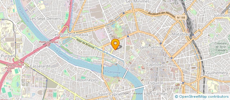 localisation de l'entreprise MADAME ANNE TOUBERT à TOULOUSE