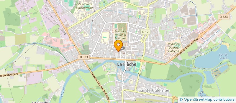 localisation de l'entreprise MADAME ANNE TOUCHET à LA FLECHE