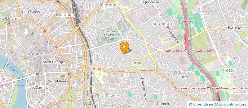 localisation de l'entreprise MADAME ANNE TOURNERIE à TOULOUSE