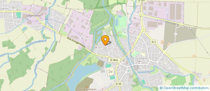 localisation de l'entreprise MADAME ANNE TOUSSI  ENSISHEIM