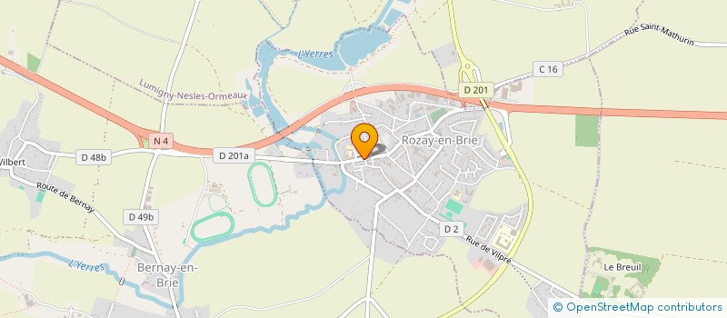 localisation de l'entreprise MADAME ANNE TOUSTAIN à ROZAY-EN-BRIE
