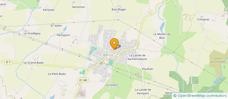 localisation de l'entreprise MADAME ANNE TOUZE à BERRIC