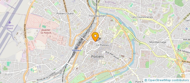 localisation de l'entreprise MADAME ANNE TRANCART à POITIERS