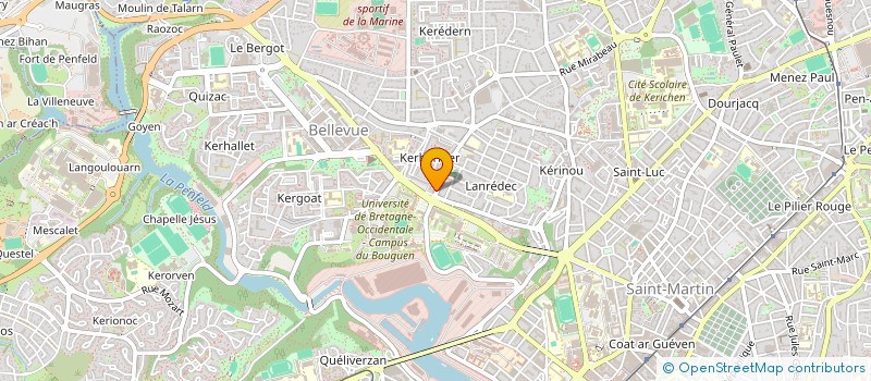 localisation de l'entreprise MADAME ANNE TREANTON à BREST