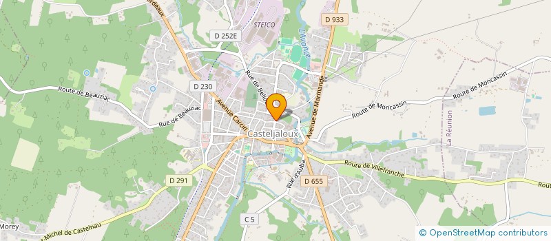 localisation de l'entreprise MADAME ANNE TREICH  CASTELJALOUX