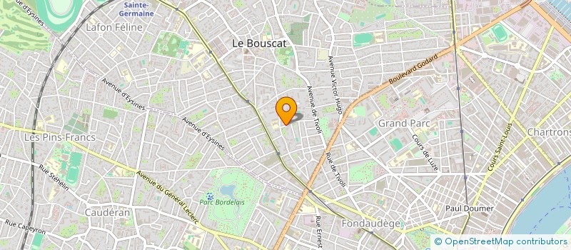 localisation de l'entreprise MADAME ANNE TROISGROS  LE BOUSCAT