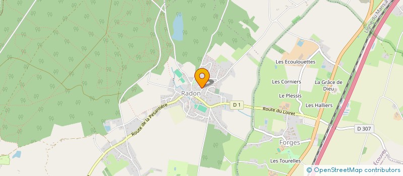 localisation de l'entreprise MADAME ANNE TRONCHET à ECOUVES