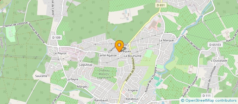 localisation de l'entreprise MADAME ANNE TROUPENAT  LEOGNAN