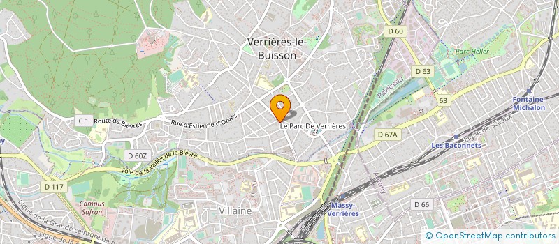 localisation de l'entreprise MADAME ANNE TRUCCOLO  VERRIERES-LE-BUISSON