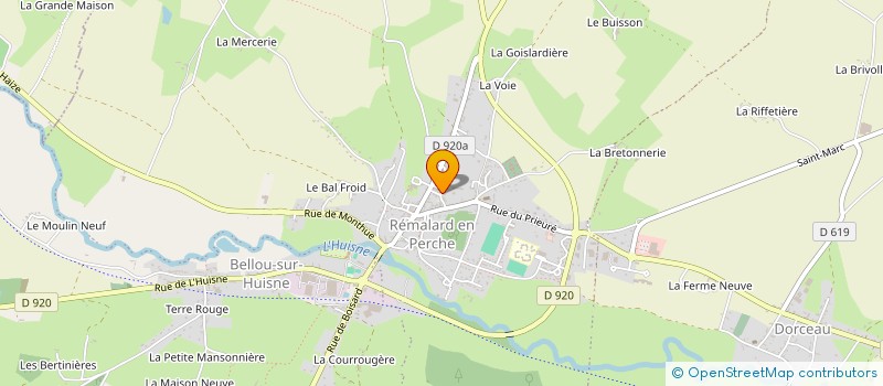 localisation de l'entreprise MADAME ANNE TRUDELLE à REMALARD-EN-PERCHE