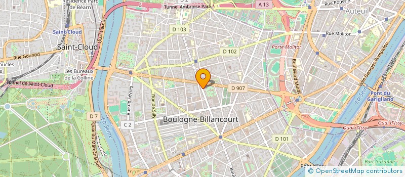localisation de l'entreprise MADAME ANNE TUFFIGO à BOULOGNE-BILLANCOURT