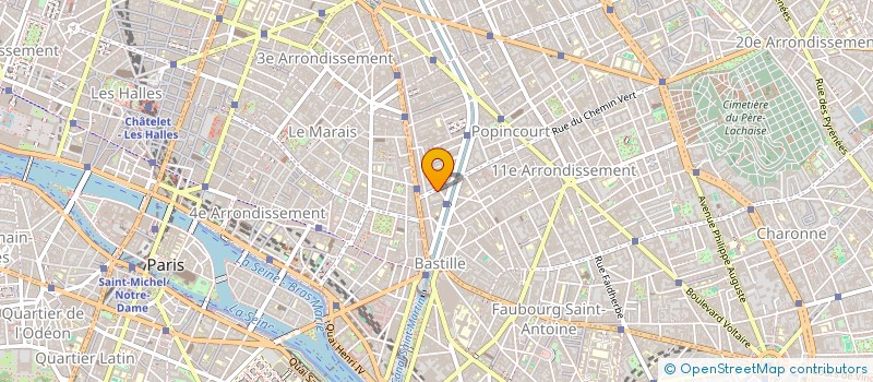 localisation de l'entreprise MADAME ANNE TURMINEL à PARIS