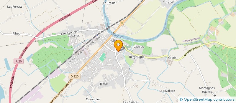 localisation de l'entreprise MADAME ANNE UGLAS  ALBIAS