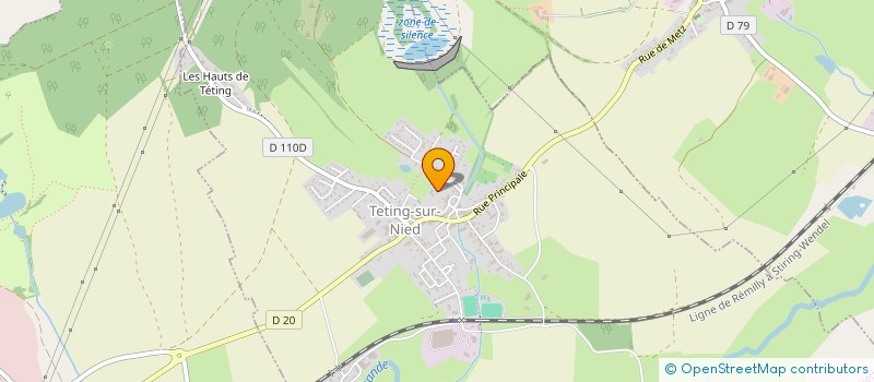 localisation de l'entreprise MADAME ANNE ULRICH  TETING-SUR-NIED