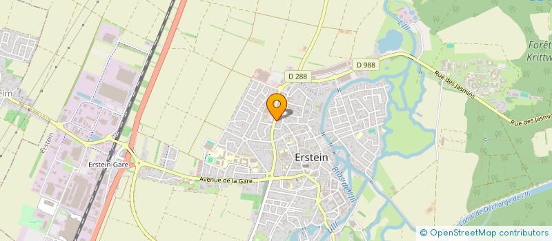 localisation de l'entreprise MADAME ANNE UNGERER  ERSTEIN