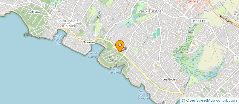 localisation de l'entreprise MADAME ANNE-VALERIE BARNIER  VAUX-SUR-MER