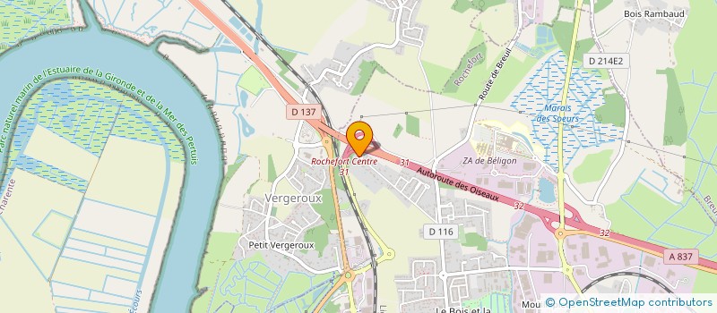 localisation de l'entreprise MADAME ANNE VALLET  ROCHEFORT