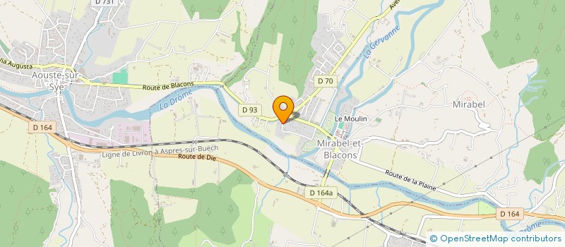 localisation de l'entreprise MADAME ANNE VAN BEZEIJ  MIRABEL-ET-BLACONS