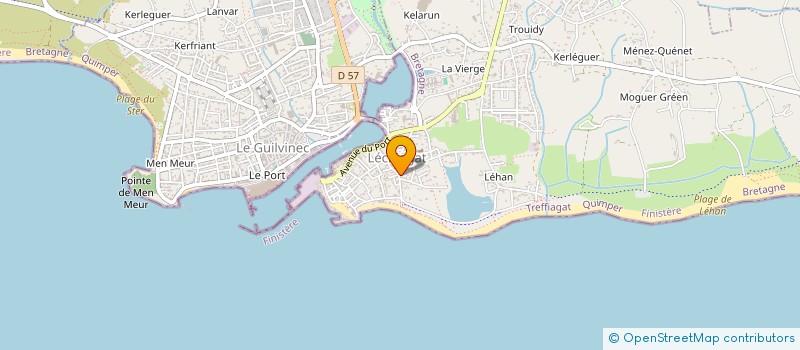 localisation de l'entreprise MADAME ANNE VAN DER KUYL  TREFFIAGAT