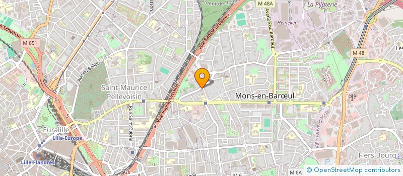 localisation de l'entreprise MADAME ANNE VANACHTER  MONS-EN-BARUL