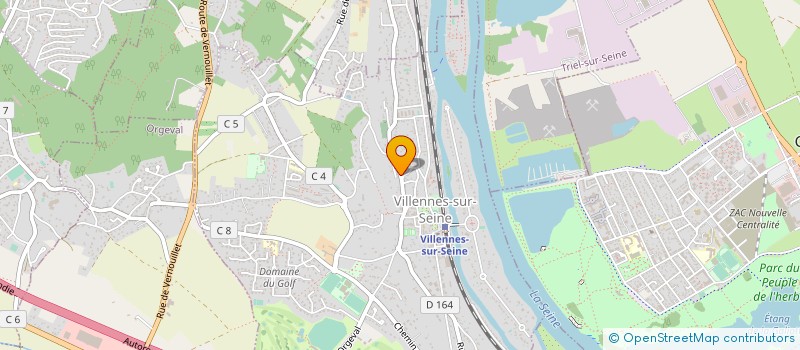 localisation de l'entreprise MADAME ANNE VANDERCRUYSSEN à VILLENNES-SUR-SEINE
