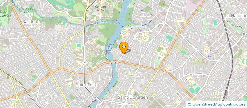 localisation de l'entreprise MADAME ANNE VANDERVYNCKT à NANTES