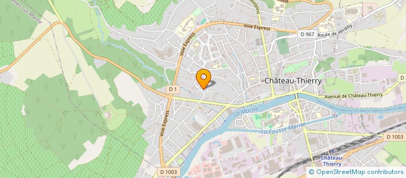 localisation de l'entreprise MADAME ANNE VANDROMME à CHATEAU-THIERRY