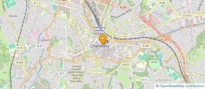 localisation de l'entreprise MADAME ANNE VANNEAUD à CHAMBERY